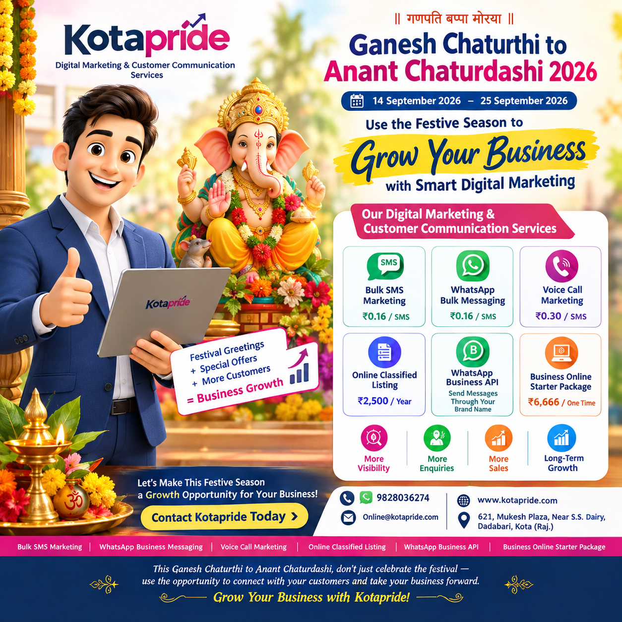 Ganesh Chaturthi to Anant Chaturdashi 2026: Smart Digital Marketing Strategies to Grow Your Business