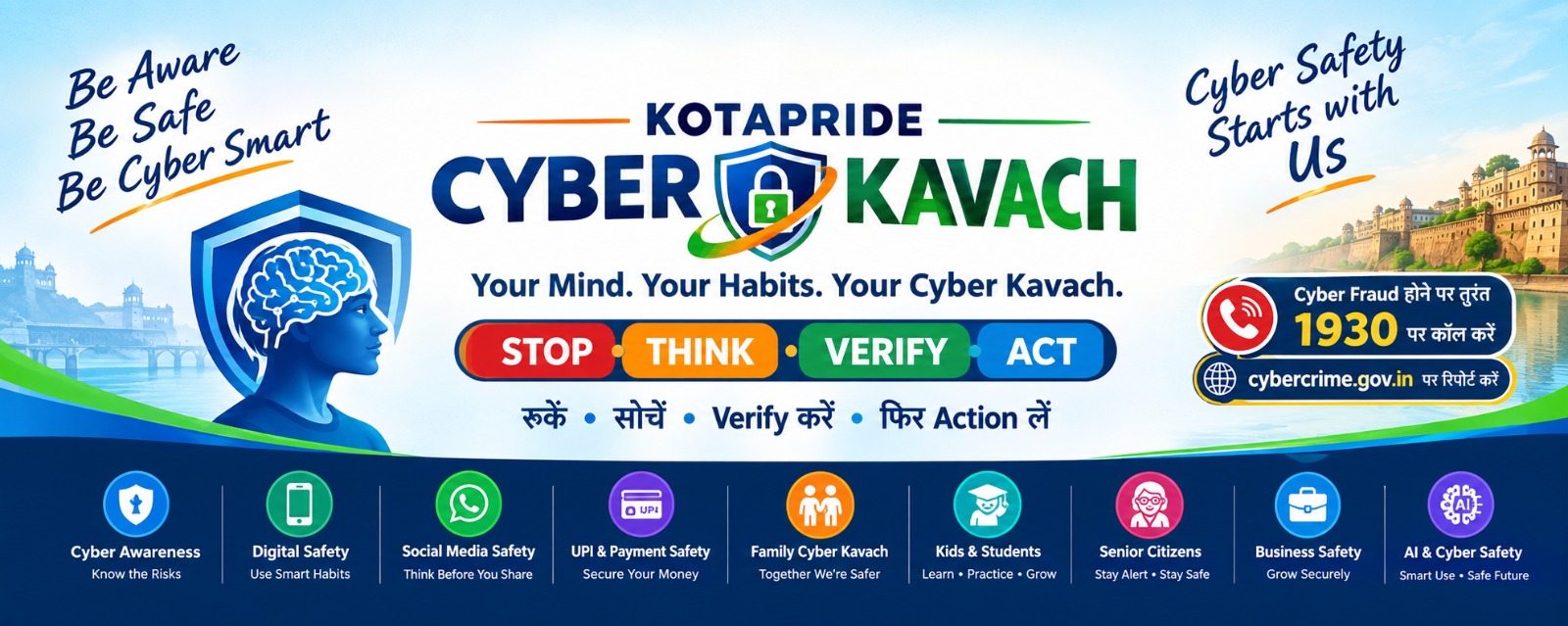 Kotapride Cyber Kavach | Your Mind. Your Habits. Your Cyber Kavach.